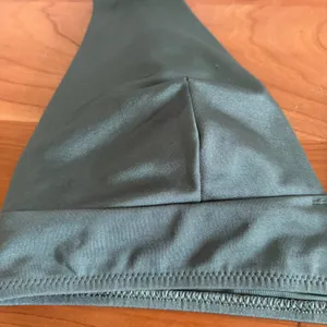 HM Sage Green Triangle Bikini Top Adjustable Straps Size 6 P/N 0967097‎ 5 thumbnail 2