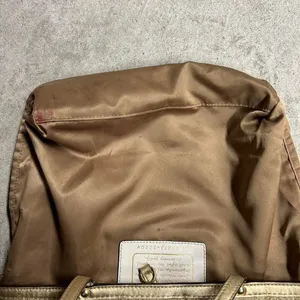 COACH Brown Signature Floral Embroidered Jacquard & Gold Leather Satchel Tote thumbnail 5