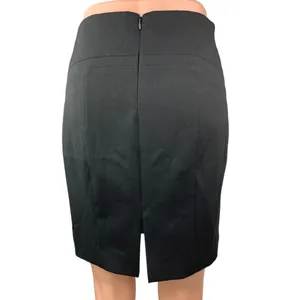 Express Women's Black Zipper Straight Pencil Knee Length Mini Skirt Size 0 thumbnail 3