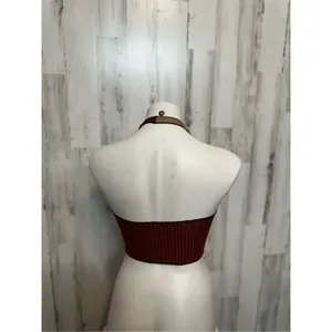 Brown backless top Brown thumbnail 3