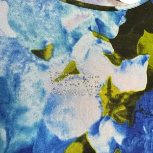 Vintage Versace Floral‎ Top Embellished thumbnail 5