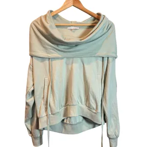 Young‎ Fabulous & Broke Cowl Neck Sweatshirt Pullover Light Green Size S thumbnail 3