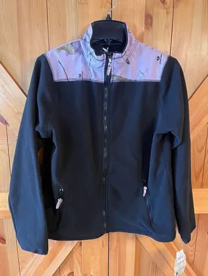 Mossy Oak Performance Fleece/Camo Womens Size Large Jacket Zips Up nwt (2714) thumbnail 1