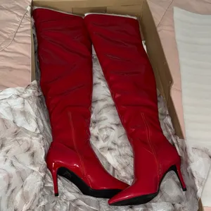 Jessica Simpson patent leather boots thumbnail 4