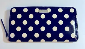 Kate‎ Spade Neda Carlisle Street Polka Dot Zip Close Wallet thumbnail 1