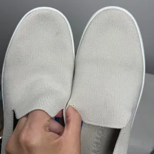Rothy’s The Original Slip-On Sneaker Off-White/ Light Gray Sz 10 thumbnail 10