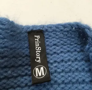 Blue Cable Knit Open Front Cardigan Sweater by PrinStory thumbnail 5