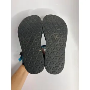 Teva Flatform Universal Sandals Women 9 Blue Good Platform snake Pattern Strappy thumbnail 7