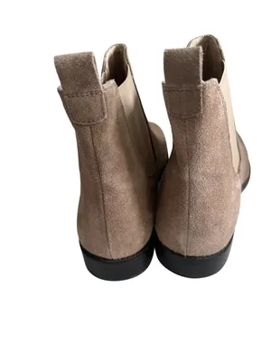 FIND Tan Suede Flat Ankle Boots Size 8.5 / 39 thumbnail 7