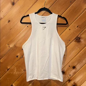 Gymshark Stringer Training White Tank Top thumbnail 2