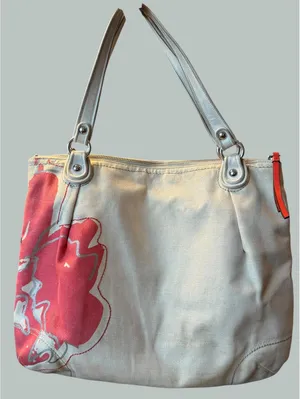 Coach Y2K Poppy Floral Print Tote Shoulder Bag 3 Hang Tags! thumbnail 2