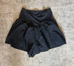 Black Aerie Crossover Shorts thumbnail 1