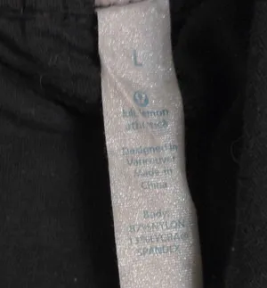 Lululemon Womens Athletic Shorts Black Stretch Elastic Waist Drawstring L thumbnail 8