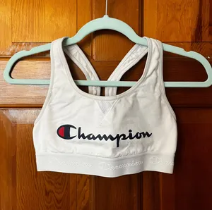 White Sports Bra thumbnail 1