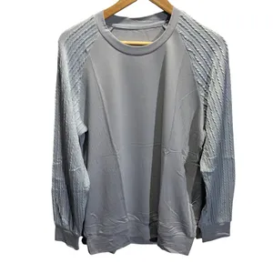 Light Blue Long-Sleeve Crewneck Knit Pullover For‎ Women Size L thumbnail 2