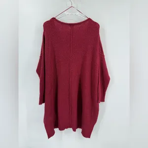 Free People Sweater Womens Pink All Mine Slouchy Alpaca Blend Oversized size‎ M thumbnail 3