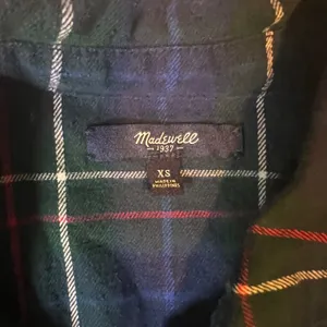 Madewell XS Plaid Flannel Shirt‎ Button Down Long Sleeve Top Womenswear thumbnail 2