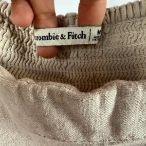 Abercrombie & Fitch Square Neck Short Sleeve‎ Mini Dress Romper in Stone Size M thumbnail 3