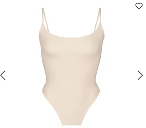 SKIMS Fits Everybody Cami Thong Bodysuit in Sand Size XXS NWT thumbnail 1