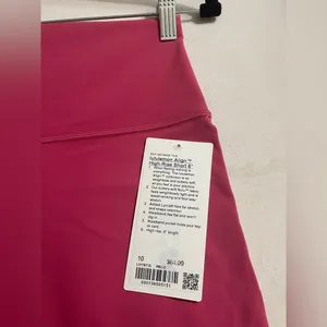 Lululemon NWT Align High Rise Short 6”Raspberry Coulis Size 10 thumbnail 7