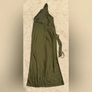 NEW Significant Other Lucile Draped Maxi Dress in Pesto AU 12 US 8 thumbnail 6