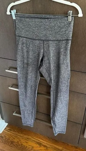 Lululemon‎ Wunder Under Hi-Rise Tight *28" Heathered Black 8 thumbnail 1