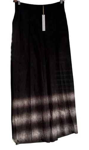House of Harlow Pleated Wide Leg Textured Trousers L 12-14 thumbnail 1