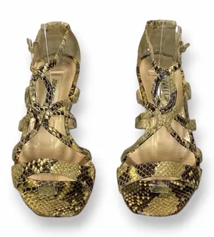 Women’s Jimmy Choo Snakeskin Wedge Sandals size 37 thumbnail 1