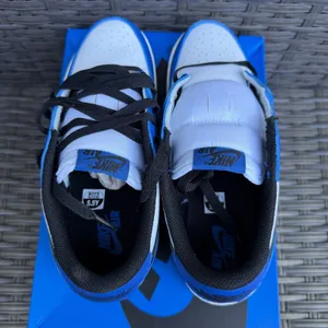 Air Jordan 1 Retro Low OG GS Mystic Navy Game Royal Size 5.5Y Womens 7 thumbnail 4