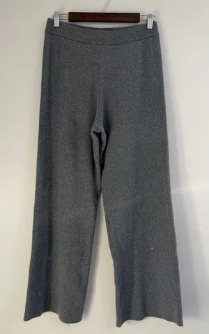 Nuuds Pull On Ribbed Knit Sweater Pants Wide Leg Elastic Waist Loungewear Sz M‎ thumbnail 1