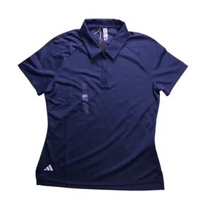 Adidas Polo Shirt Womens Large Blue New Short Sleeve Performance‎ Golf Top thumbnail 1