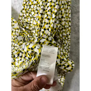 Maeve Anthropologie Abstract Geo Print Ruched Retro Mod Art‎ Teacher Eclectic SM thumbnail 4