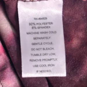 Derek Heart Baby Doll‎ Top Medium Wine thumbnail 9