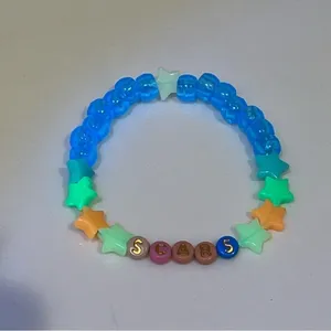 Kandi Swiftie glow in the dark festival concert bracelet SCARS, one of a kind thumbnail 2