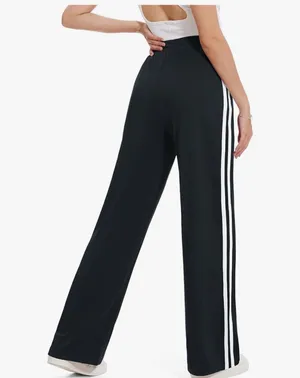 Black and white stripped track pants  thumbnail 2