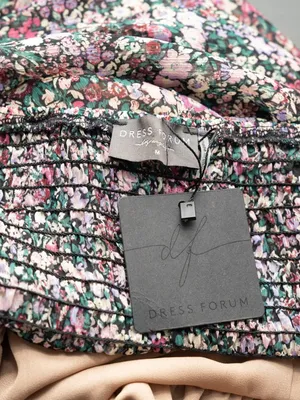 Dress Forum‎ - Floral Long Sleeve Mini Dress. thumbnail 5