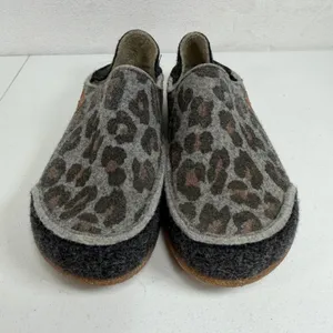 Taos 41 10.5 Convertawool Leopard Clogs Wool Slip On Comfort Shoes Collapsible thumbnail 5