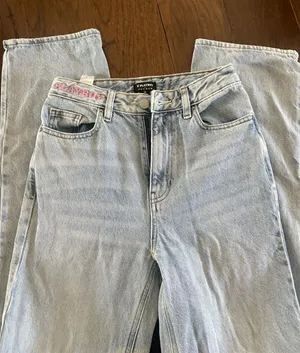 pink playboy jeans  thumbnail 1