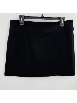 Old Navy Black Pleated Mini Skirt Low Waist Academia Y2K Inspired Women’s Sz 10 thumbnail 2