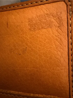 Fossil Cognac Leather Wallet with Brass Logo Stud thumbnail 8
