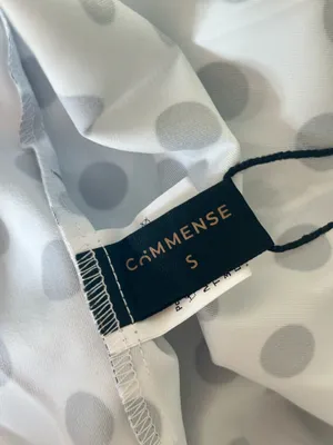 Commence black and White Polka Dot MAXI Dress – Size Small NWT #classic thumbnail 6