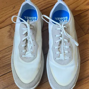 Women's‎ Sorel Ona White Beige Chunky Sneakers Size 9.5 NL4855-125 thumbnail 2