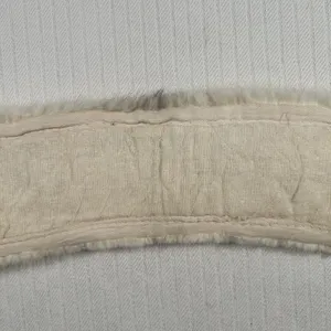 Vintage Genuine Fur Shawl Stole Wrap Cream Ivory Soft thumbnail 7
