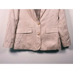 Abercrombie & Fitch Womens Slim Blazer XS Tan Tailored Old Money Academia Career thumbnail 9