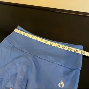 Ryderwear scrunch bottom full length leggings periwinkle blue sz XL thumbnail 5