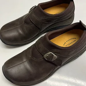 Merrell Brown Performance Slip-on Faux Buckle Footwear Shoes- Size 8 thumbnail 13