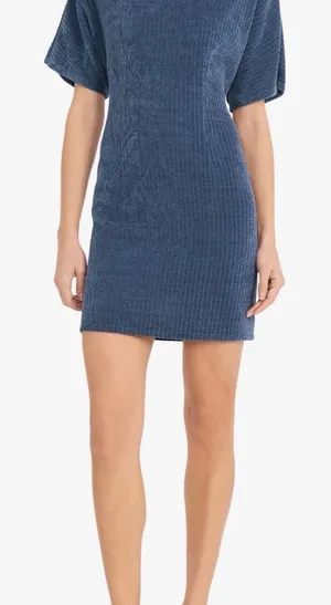 Donna Morgan Blue Mini Dress thumbnail 1