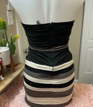 Strapless dress Black Size M thumbnail 1