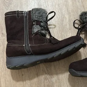 CLOUDWALKERS‎ | Women's Lori Suede Cozy Fur Lined Mid Calf Winter Boots, Size 11 thumbnail 3