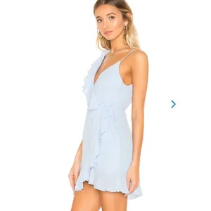 New. SUPERDOWN light blue wrap dress thumbnail 4